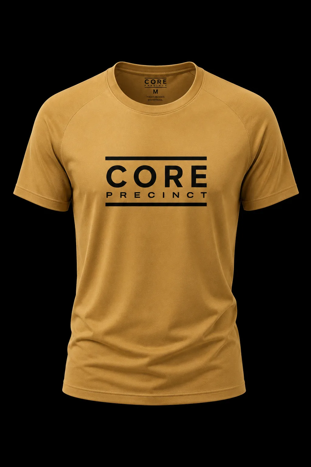 Signature Tee, Ochre, Core Precinct Signature Line concept