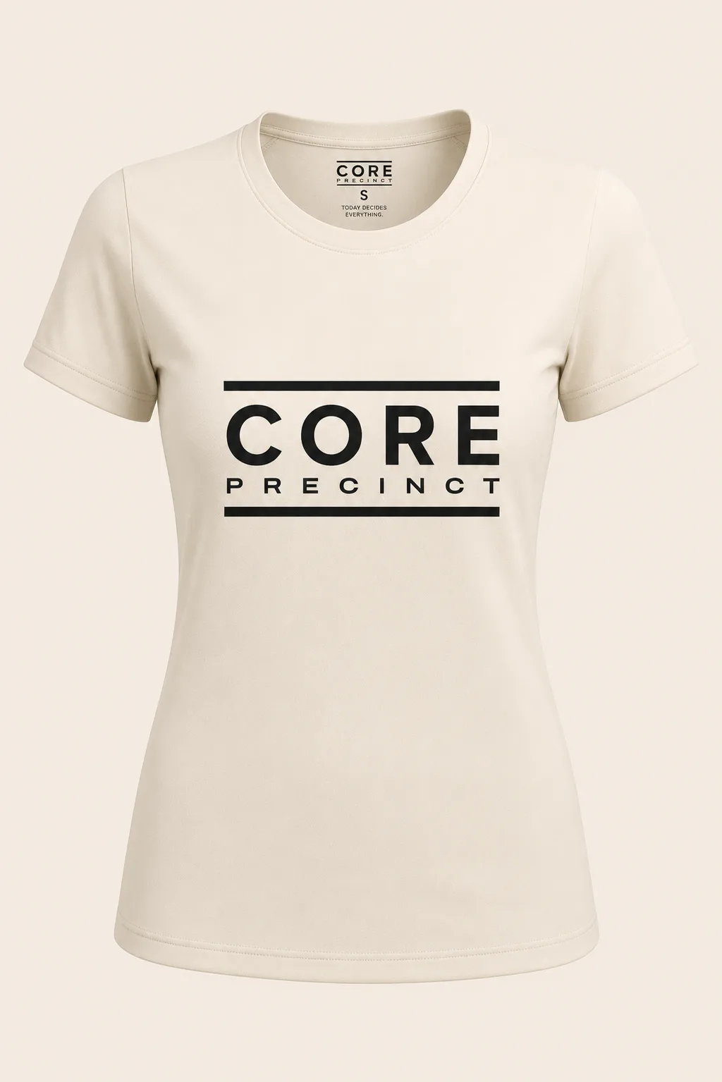 Signature Tee, Cream, Core Precinct Signature Line concept