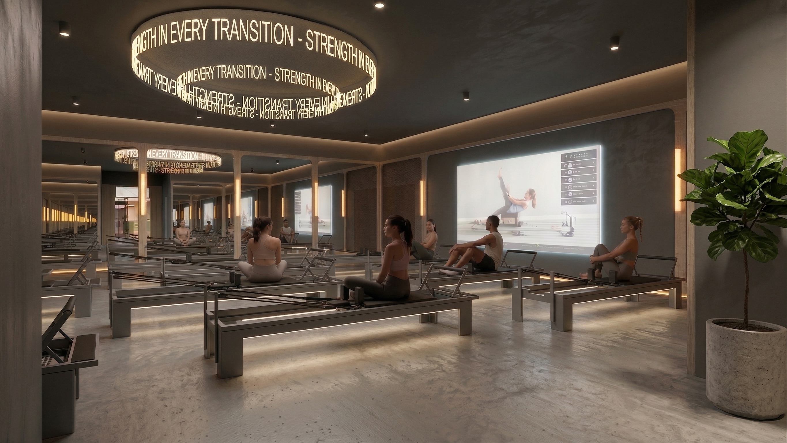 Core Precinct reformer studio with members training